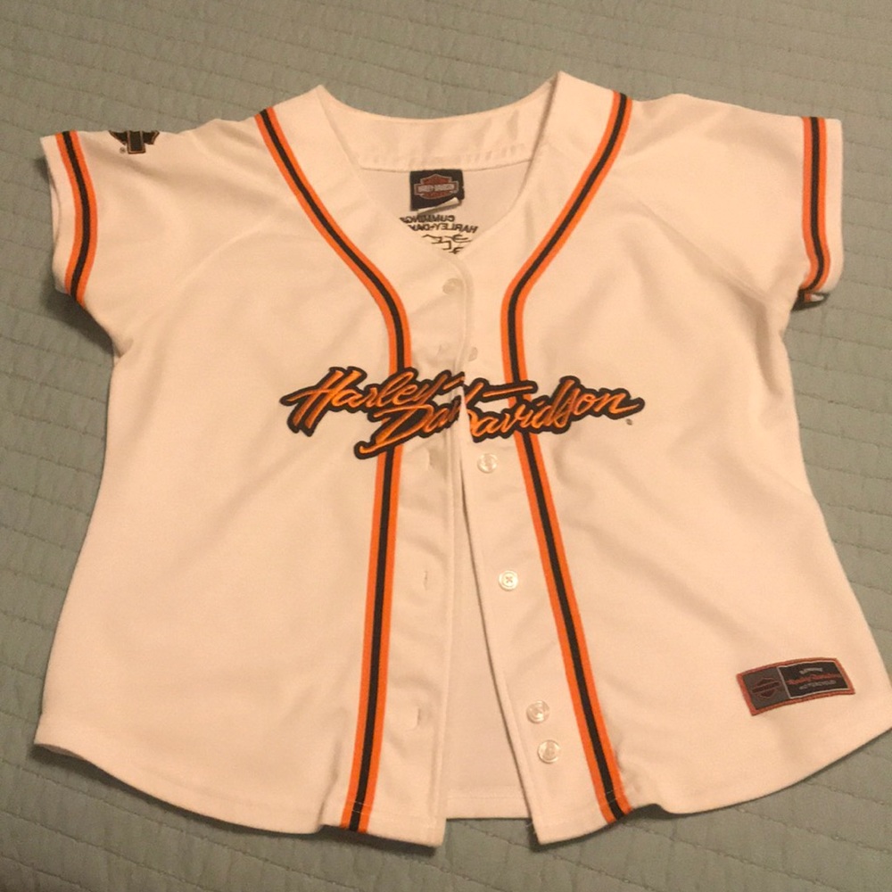 🧡Harley Davidson Baseball Jersey🖤